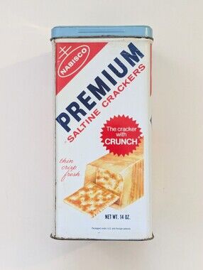 *Vintage* Nabisco Premium Saltine Crackers Tin, 1969